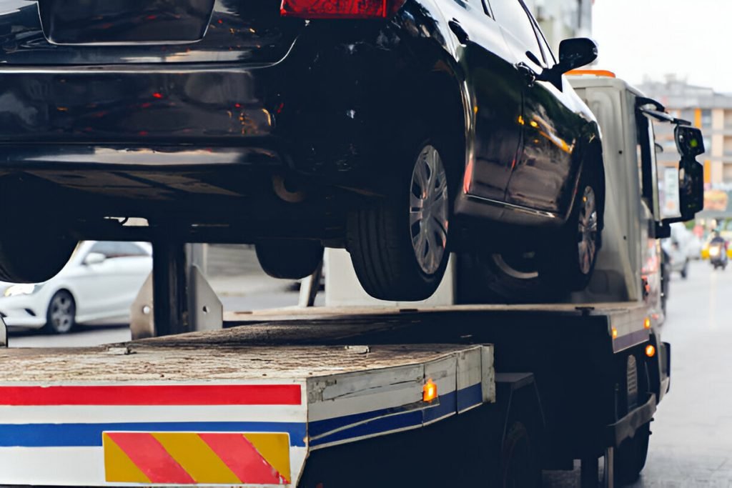 Black Car Towing