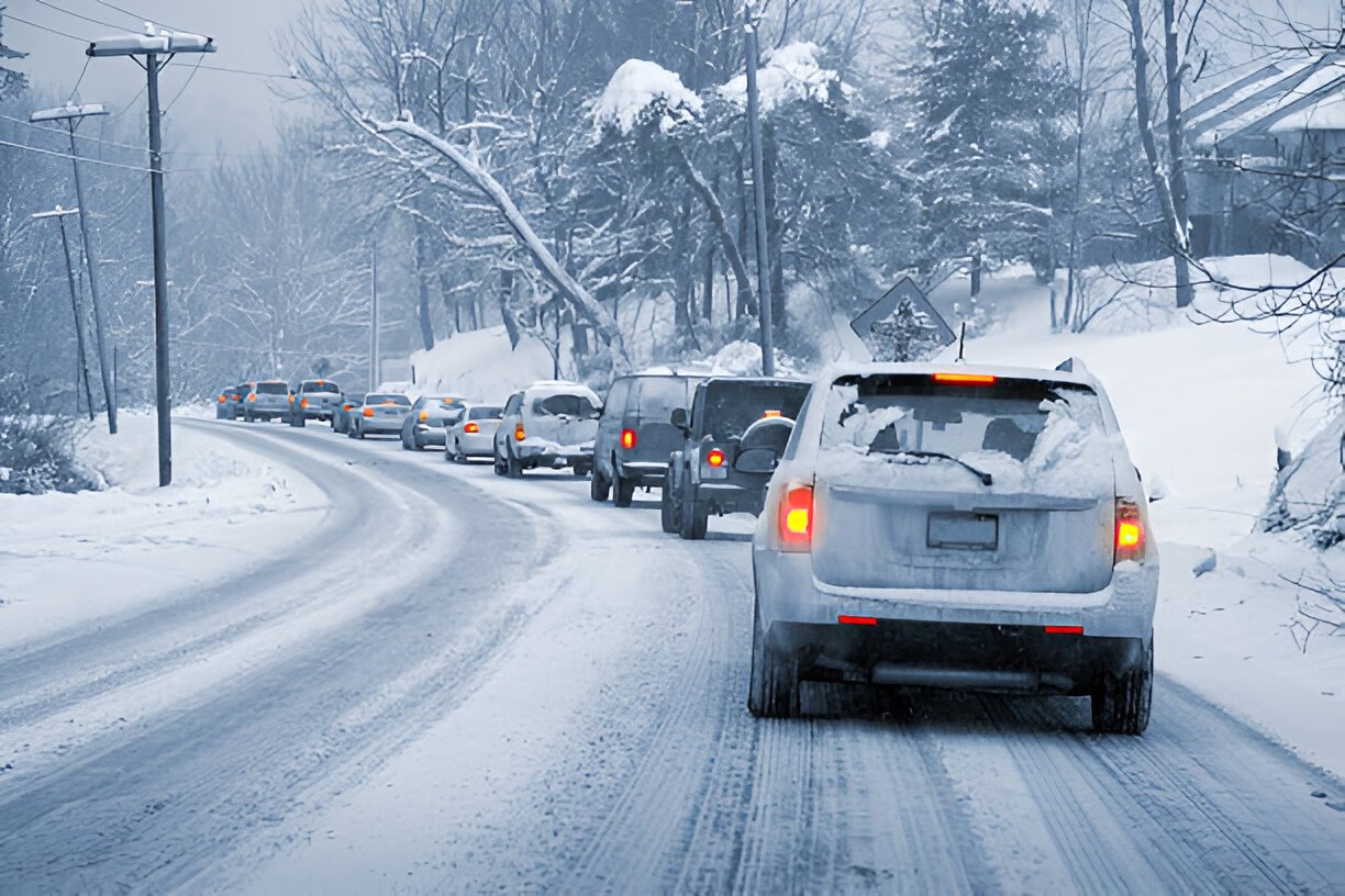 Winter Driving in Snow